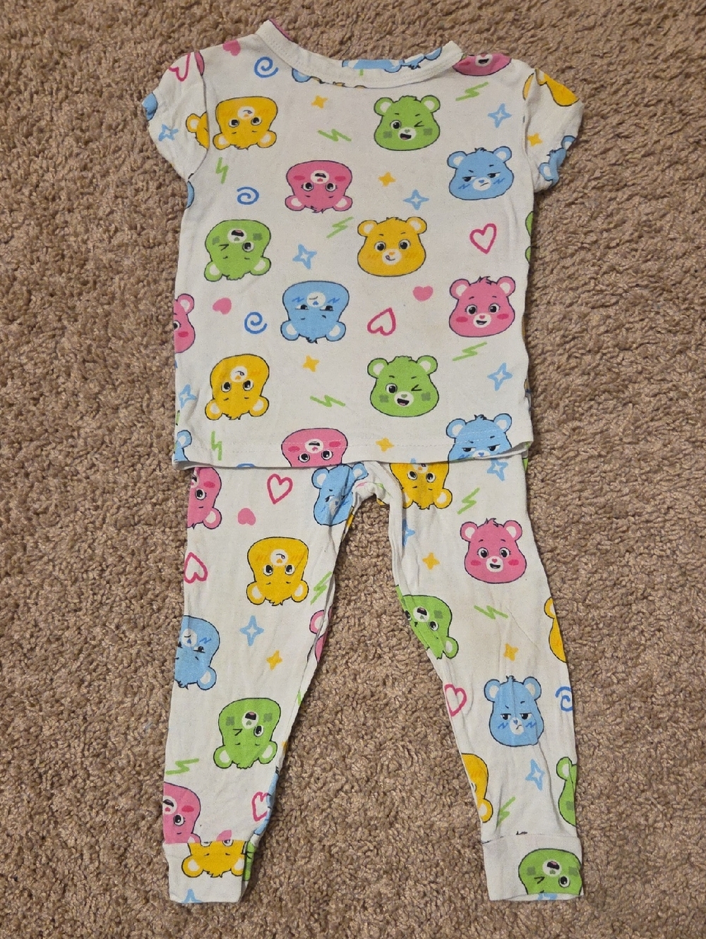 Kids Care Bear Pajama Set